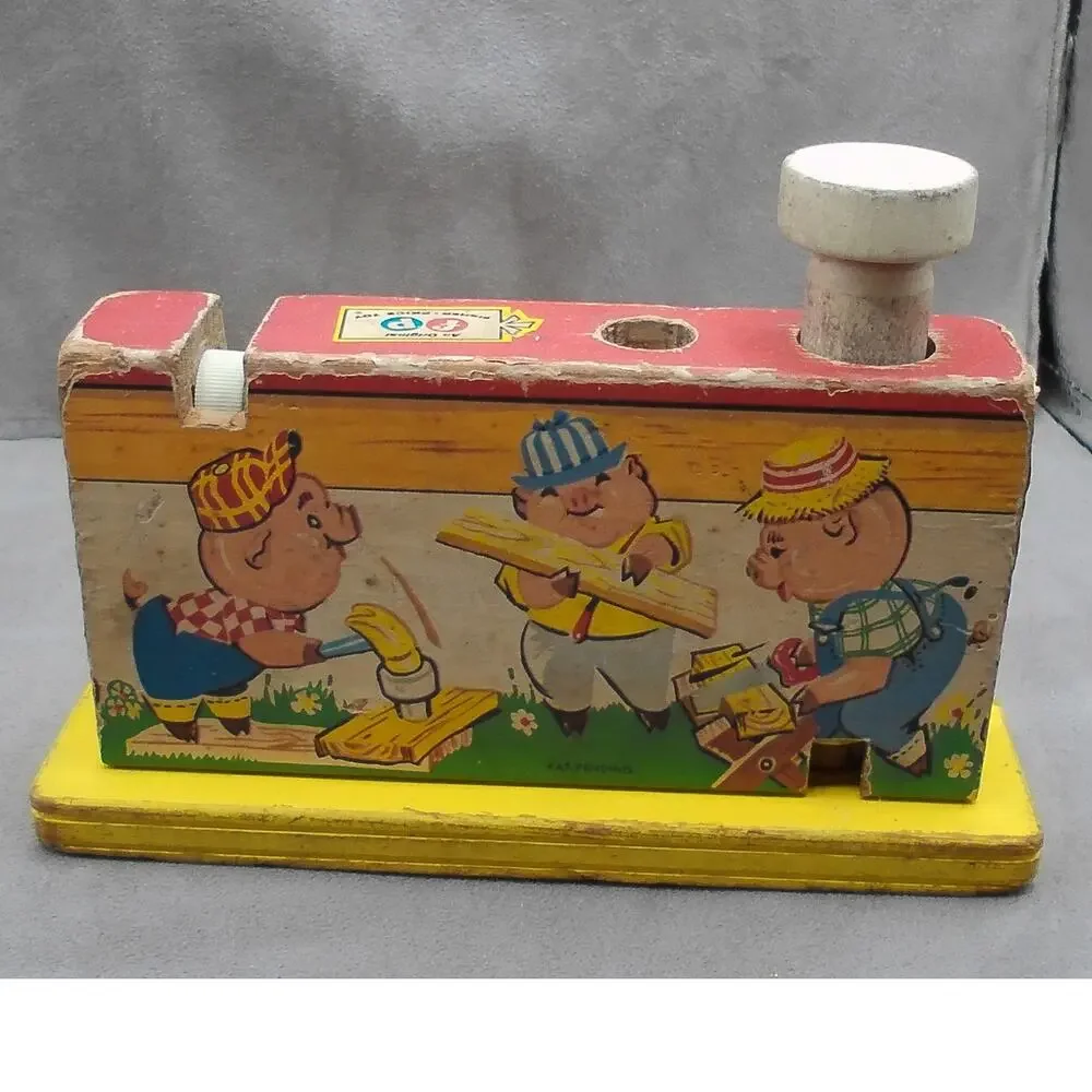 Fisher Price #728 Pound & Saw Bench No Hammer or Saw (1965-1967) Vintage